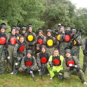 pack-fiesta-despedidas-leon (11) Foto de grupo de Paintball en León